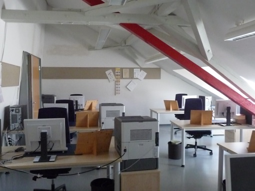 Bild: Computerraum des Ausbildungszentrums